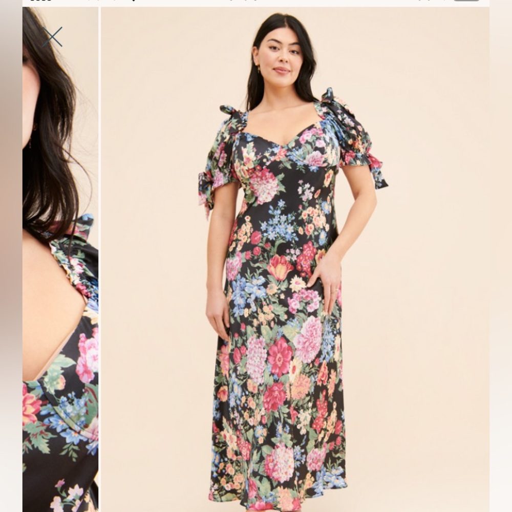 The Poet Slip Dress 2x by Selkie